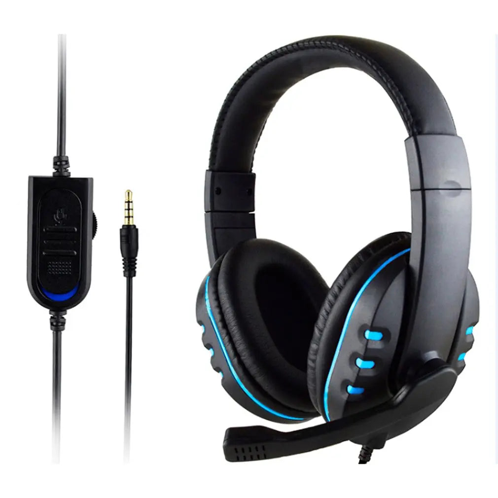 3.5mm Wired Gaming Headset – Stereo Headphones with Microphone & Volume Control