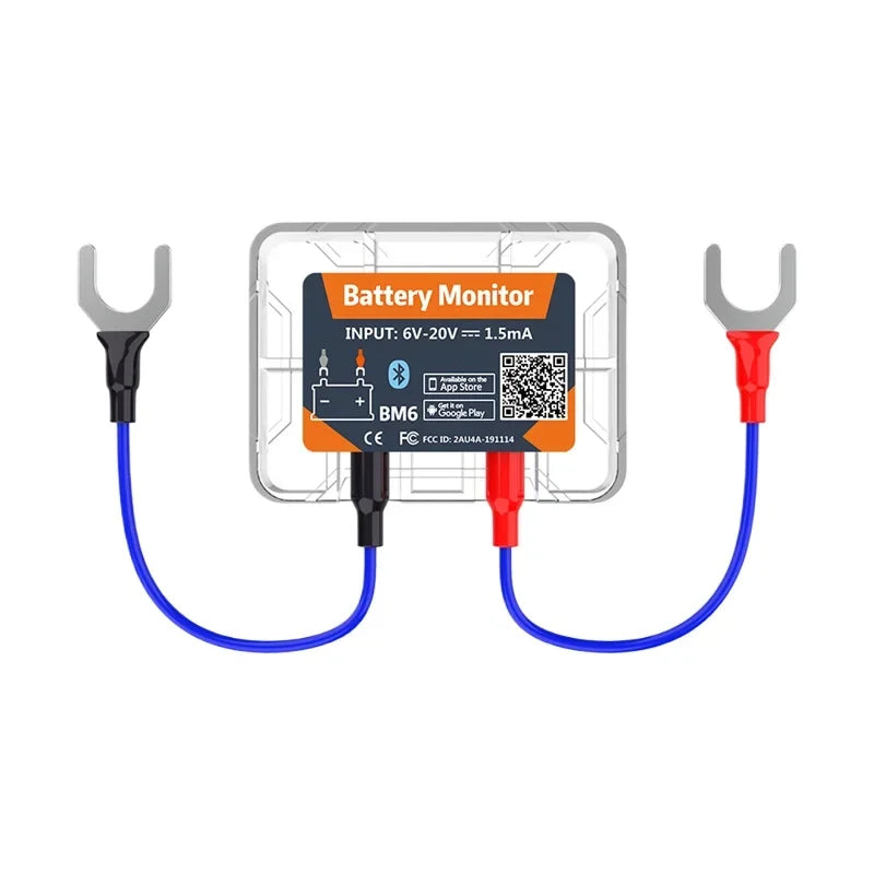 Bluetooth 4.0 12V Car Battery Monitor – Real-Time Battery Health Testing with iOS & Android App