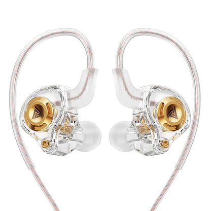 QKZ AK6 Wired Earphones – In-Ear Stereo Headphones with Dynamic Drivers & Microphone