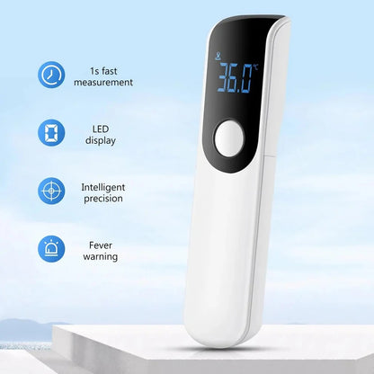 Digital IR Fever Thermometer & Mini Pulse Oximeter – Non-Contact Body Temperature & Blood Oxygen Monitor