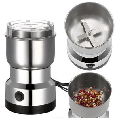 4-Blade Electric Coffee & Grain Grinder – Multifunctional Nut, Bean & Spice Grinder