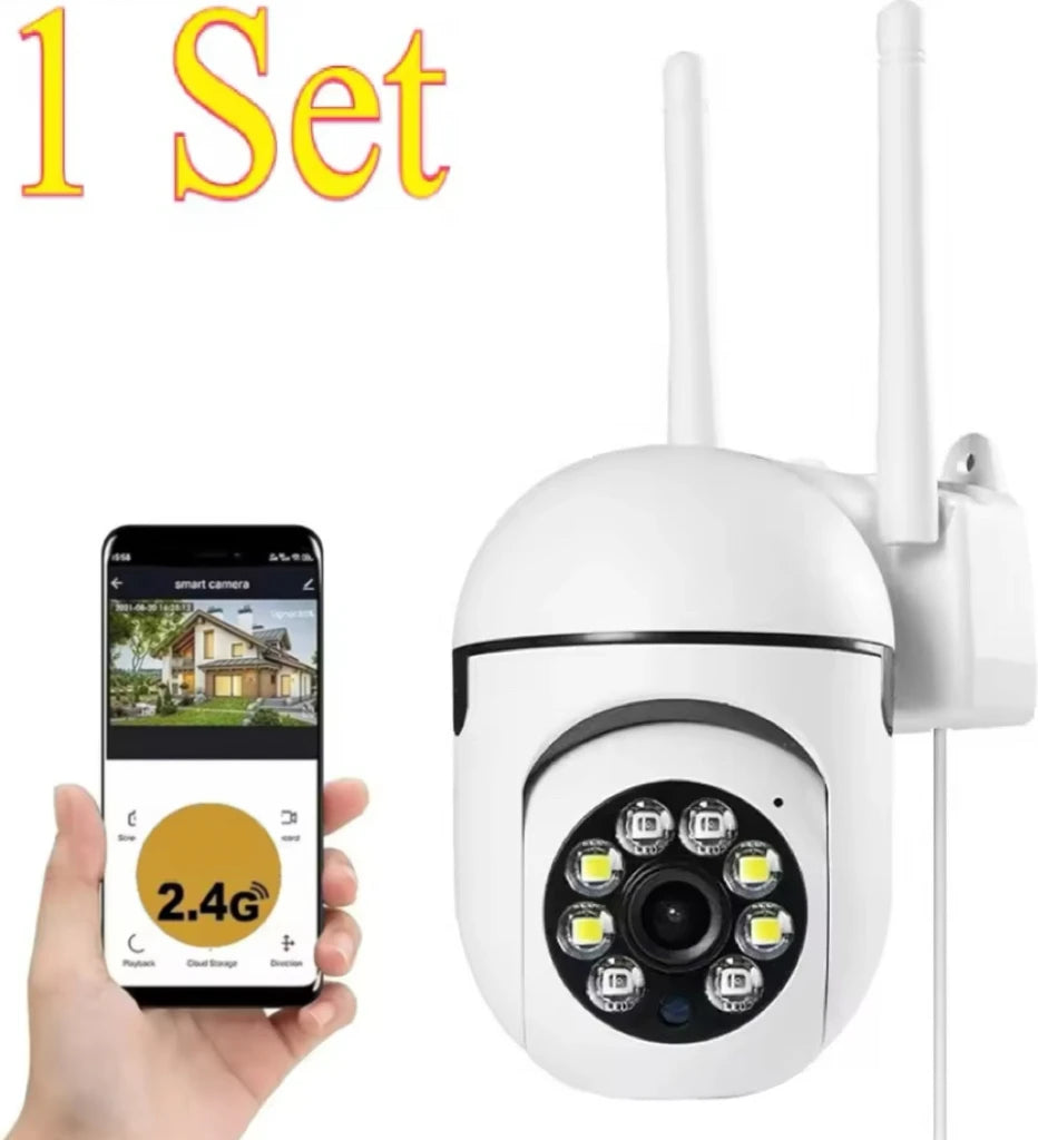 8MP WiFi PTZ Security Camera – 4X Zoom, Smart Tracking, Two-Way Audio & Color Night Vision