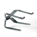 Everyday Tech Adjustable Aluminum Laptop & Tablet Stand – Foldable Portable Holder for Up to 17.3" Laptops