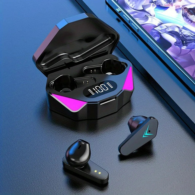 X15 TWS Wireless Gaming Earbuds – Bluetooth Headphones with ANC & Low-Latency Audio