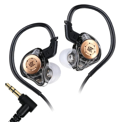 KZ EDX Pro Wired Earphones – In-Ear Monitor Headphones with Dynamic Driver & Microphone