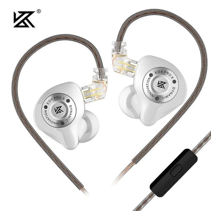 KZ EDX PRO X IEM Earphones – Wired HiFi In-Ear Monitors with 10mm Dynamic Driver & Microphone