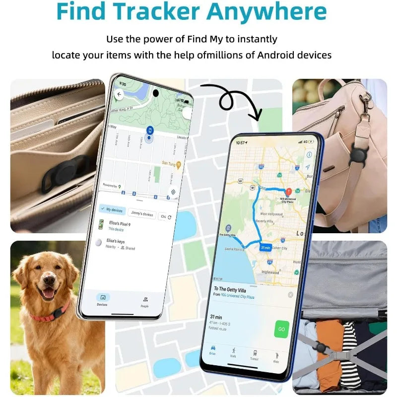 Everyday Tech Smart Bluetooth GPS Tracker & Key Finder – Anti-Lost Locator Tag for Keys, Wallets, Bags & Luggage