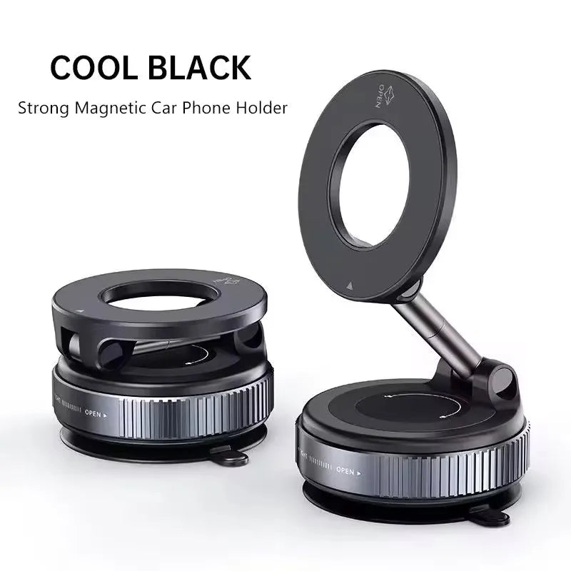 Everyday Tech Upgraded Magnetic Car Phone Holder – Adjustable Multi-Angle Foldable Mount