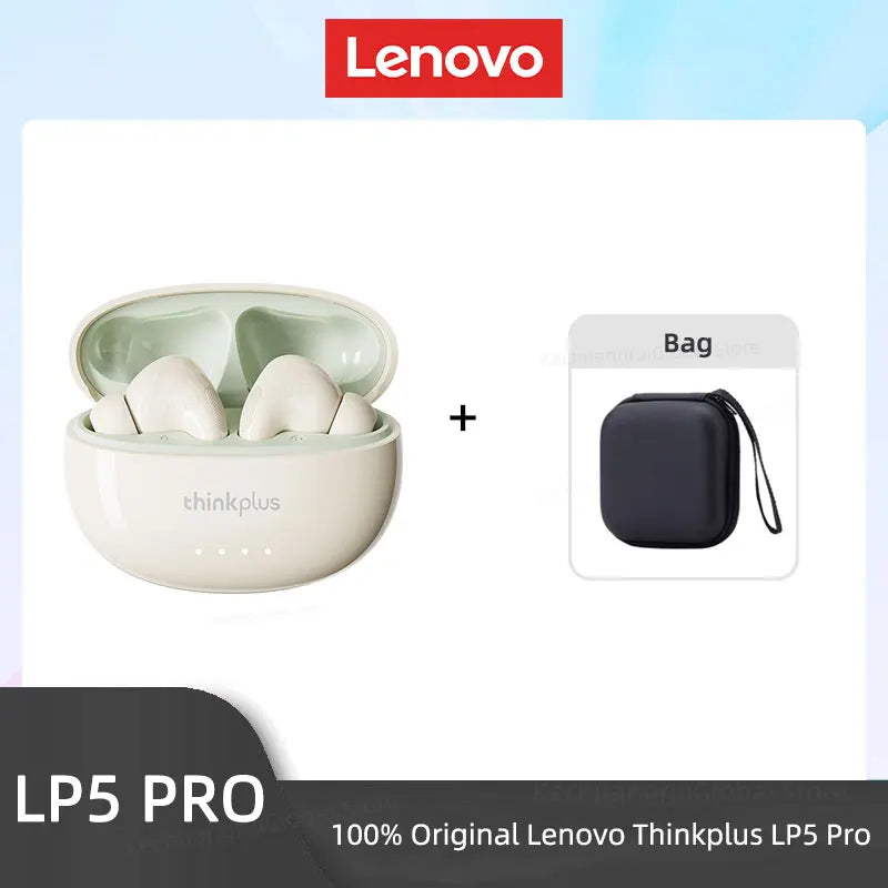 Lenovo LP5 Pro TWS Wireless Earbuds – Bluetooth 5.4 with ANC, HiFi Sound & Microphone