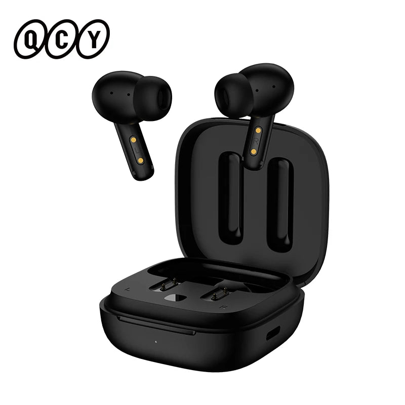 QCY T13 ANC Wireless Earbuds – Bluetooth 5.3 with 4-Mic ENC, Transparency Mode & 30-Hour Battery