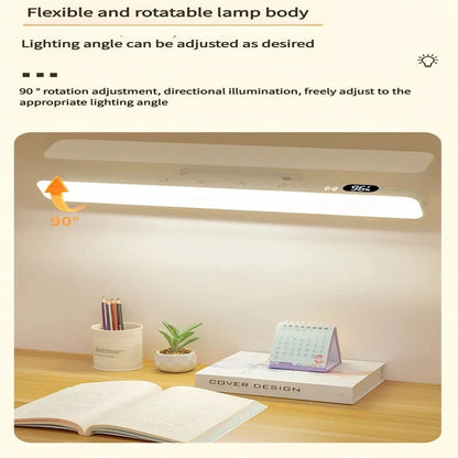 Magnetic USB Rechargeable LED Table Lamp – 5-Color Dimmable Reading & Night Light