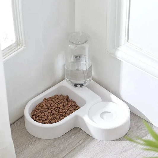 Automatic Pet Feeding & Water Bowl – Moisture-Resistant Dual-Use Bowl for Cats & Dogs