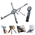 Everyday Tech 4-in-1 Foldable Aluminum Laptop Stand with Magnetic Phone Holder & Tripod Handle