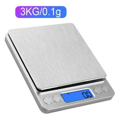 WanHenDa I2000 Digital Pocket Scale – 3kg Capacity with 0.1g/0.01g Precision