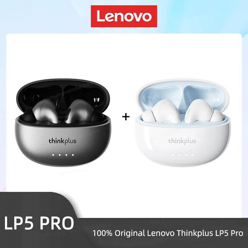Lenovo LP5 Pro TWS Wireless Earbuds – Bluetooth 5.4 with ANC, HiFi Sound & Microphone