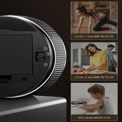 DINRGO Magnetic Kitchen Timer – Digital Rotary Countdown Timer for Cooking, Baking & Everyday Tasks