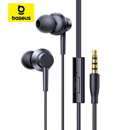 Baseus Encok CZ11/HZ11 Wired Earphones – Type-C In-Ear Headphones with Microphone & Volume Control