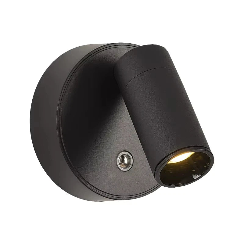 Rechargeable Magnetic LED Wall Lamp – Touch-Controlled 360° Rotating Reading Light