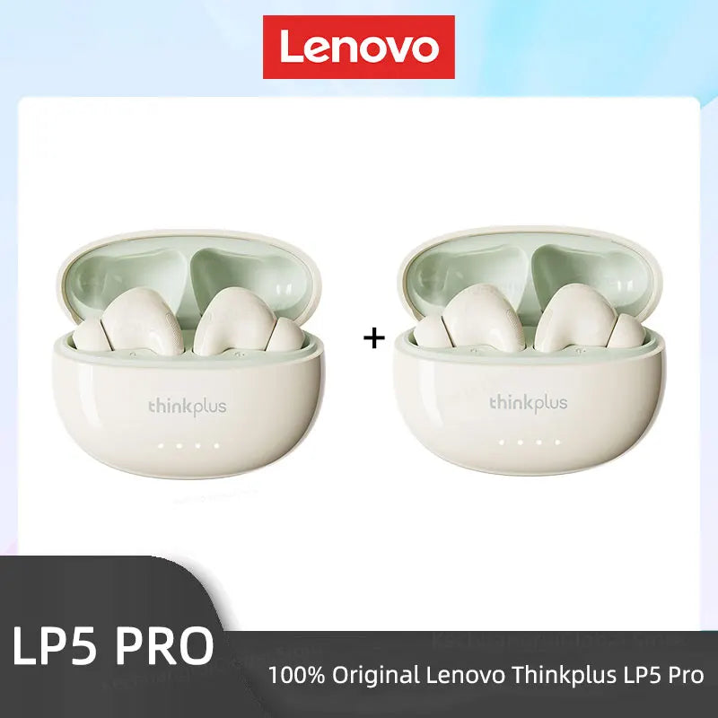 Lenovo LP5 Pro TWS Wireless Earbuds – Bluetooth 5.4 with ANC, HiFi Sound & Microphone