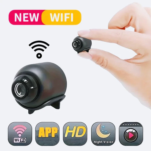 1080P HD Mini WiFi Camera – Indoor Security & Baby Monitor with Night Vision and Two-Way Audio