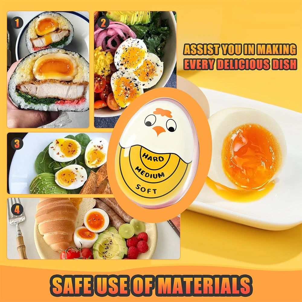 Color-Changing Egg Timer – Visual Indicator for Soft, Medium & Hard-Boiled Eggs